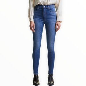 Denim Forum The Lola High Rise Skinny Ankle Jeans